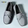 Loafers Brand Fashion Mens Casual Shoes Driving Moccasin Men Soft Comfortabl Sneakers Flat Soulier Homme 240125 8759
