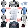 24 25 Jersey de football Haaland de Bruyne Phillips Mans Villes Grealish Ferran Mahrez Dragon Football Shirt Hommes Enfants Fans Joueur Maillot de Foot Kit City Survêtement Homme 23