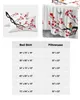 Yatak etek Çin tarzı çiçek kuşu elastik takılmış yatak örtüsü yastık kıkırdakları koruyucu yatak kapak yatak seti sayfası