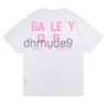 Designer Tshirt Galleries Tee Dept Maglietta estiva da uomo Girocollo Magliette Lettera T-shirt di lusso Camicie da uomo Camicie Top Casual Bianco Moda Donna Tees1 NU4A