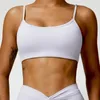 Aktiva skjortor naken känsla Camisole Beauty Back Yoga Bra Bas Fitness Top Tight Montering Sexig snabbtorkande sport samlade väst