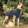 Jackets Waterdichte hondenvest Kleding Warm Gevotte Pet Winter Kleding Jas jas Grote honden Labrador -outfit met reflecterend nylon touw