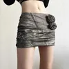 Faldas media falda ropa de mujer 2024 Primavera/Verano Slim Fit Casual elegancia calle moda Sexy cintura alta bolsa nalgas