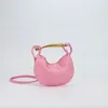 Fashion Jodie Designer Woven Bag Mini Tote Candy and Real Sheepskin Knotted Satchel Cloud Dumplings Knitting Handbag Women Shoulder Bags