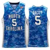 University Basketball 4 RJ Davis Jersey North Carolina Tar Heels College 55 Harrison Ingram 3 Cormac Ryan 2 Elliott Cadeau 24 JaeLyn Withers 5 Armando Bacot Sewing