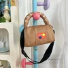 INS Children letter printed handbags boys girls candy color single shoulder bag fashion kids sports messenger bags Z6860