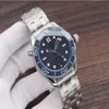 OMG męski zegarek moda luksusowy stal nierdzewna 300 szafir Waterproof Designer Watch Wysokiej jakości automatyczny zegarek mechaniczny