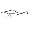 ZIROSAT 71111 lunettes optiques Pure Halfrim cadre Prescription lunettes Rx hommes pour lunettes pour homme 240118