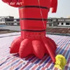 Partihandel 4m/5m/6mh enorm uppblåsbar hummer med anpassad tecknad karaktärsmodell för Crayfish Restaurant Advertising and Festival