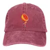 Bollkåpor Frukt Multicolor Hat Peaked Women's Cap Stand Grapefruit Girl Personaliserade Visor Protection Hats