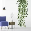 Fleurs décoratives 10 pièces lierre Simulation vigne plante verte décoration de la maison bande d'ombre artificielle