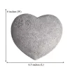 Gravestones New Cat Dog Heart Shaped Paw Print Remembrance Memorial Stone Grave Marker for Outdoor Tombstone eller Indoor Display Pet Gift.