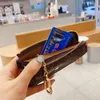 M69431 Kart Tutucu Recto Verso Tasarımcı Moda Kadın Mini Zippy Organizatör Cüzdan Madeni Çöp Çantası Kemer Takımı Anahtar Poşet Pochette AA8