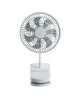 Fans PK Xiaomi USB CLIP FAN PORTABLE FAN med 4 Speed ​​Silent Clip på Mini Desk Fan 360 ° Rotertable Batteridriven vit