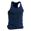 Tanktops voor heren Zomer gebreide verticale streep Fitness Mans shirts Tunieken met lange mouwen voor heren T-shirt Pack van heren T