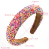 Wholesale Sponge Wide Hair Bands Fashion Face Washing Headbands for Women Girls 3cm Width Candy Color