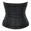 Women's Shapers High Compression Latex Waist Trainer 25 Steel Bones 3 Hooks Corset Training Girdle Slimming Belt Double Straps Shapewear