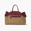 Borsa grande in pelle combinata in nylon Margaux 17 Fashion Commuter, la capacità della borsa tote con coulisse a mano