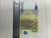 Copia denaro Effettivo formato 1:2 Monete straniere Euro Valuta Banconote Collezione reale Gettoni Chip Puntelli Pou Rlfck britannico