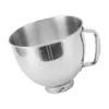 Plates Stainless Steel Mixer Bowl Easy To Clean Rustproof Mixing Multipurpose Dishwasher Safe For Cassic 4.5Q