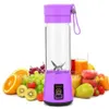 380ml Taşınabilir Blender Ana Sayfa USB şarj edilebilir 4-bıçaklı elektrikli meyve özütçüsü suyu mini blender şişe mutfak aksesuarları t20052265u