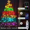 20M Colore da sogno USB 5V LED Sting Light Bluetooth Musica APP RGBIC Indirizzabile Fata Luci Festa di compleanno Ghirlanda Decorazioni di Natale