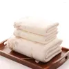 Ręcznik 3PC/zestaw haftowany mikrofibry Set Solid 2pcs 75x35cm twarz 1pc 140x70cm Wanna Szybkie suche ręczniki łazienka