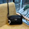 Camera Bag Fashion Womens Shoulder Bag 26cm Leather Diamond Plaid Gold Hardware Metal Designer Luxury Handbag Crossbody Bag Underarm Bag Fashion Bags Makeup Bags