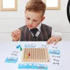 Montessori multiplikation träbräda spel barn lärande pedagogiska leksaker 99 tabell matematik tillägg lärarhjälpmedel 240124