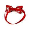 Hundkläder 50 st jul Small Bow Tie Justerbar husdjur Kattskrage slipsar Band Party Grooming Supplies