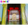 wholesale 5m/6m Customized concession stand tent inflatable candy floss ticket changing booth ice cream popcorn cold drink sell room balloon with blower on sale