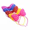 Party Decoration 5/10pcs LED Horn pannband Multicolor Luminous örhängen Bow Hair Accessories Wedding Prop