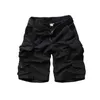 Shorts pour hommes Mode Vintage Hommes Style militaire Armée Camouflage Cargo Plus Ceinture