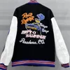 Heavy Industry Embroidery Baseball Jacket Men Cartoon Pattern HipHop Y2K Loose Coat Couple Spring Causal Street Varsity Jackets 240124