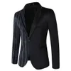 Spring And Autumn New Fashion Casual Two Tone Spliced Suit With One Button Dinner Slim Fit Coat