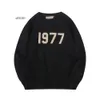 1977 Essentialshoodie Спортивный костюм Ess Толстовка с капюшоном Пуловеры Толстовки EssentialsТолстовки Комплекты топов Качественный мужской женский джемпер с буквенным принтом Sweat entialsweatshirts