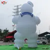 Activités de plein air en gros 6 m 20 pieds séjour gonflable géant Puft Marshmallow Man Ghostbusters pour la décoration d'Halloween