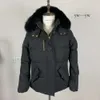 Mooss Knuckle Men Down Parkas Winter Canada Jackets Outdoor Leisure Coats Wodoodporne pysznie śnieżne puffer grube colla prawdziwy wilk futra mose kurtka 8070