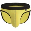 Cuecas masculinas cuecas beachwear respirável bulge bolsa cintura elástica calcinha baixa ascensão homem homens