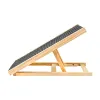 Houses Wooden Dog Ramp, Adjustable Height, Pet Ladder Durable Folding Non Slip for Couch, Sofa, Bed, Indoor, Car