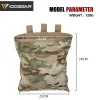 Bags IDOGEAR Tactical Magazine Dump Pouch Molle Mag Drop Pouch Recycling Bag Storage Tool Bag 3550