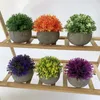 Decoratieve Bloemen Valse Planten Ingemaakte Mini Nep Bonsai Kunstmatige Pot Tuinarrangement Tafel Decor Ornamenten Thuis