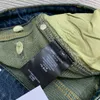Jeans de diseñador 2024 Nueva primavera verano Moda con paneles Marca Mismo estilo Pantalones Ropa de mujer de lujo 0128-9