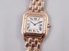 Relógios de pulso SHXI Rose Golden Color Senhoras Relógios W2PN0006 1:1 Alta Qualidade 27/37mm Número Romano Relógio de Aço Inoxidável