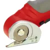 Scharen Ciseaux électriques Machine de découpe de tissu sans fil Charge au lithium Cuir Coudre Couteau de tailleur Portable Lame en acier Outil à main