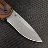 BM 15031 HUNT North Fork Taktik Katlanır Bıçak S30V Blade Stabilize Ahşap Sap Dışarıda Hayatta Kalma Yardımcı Hizmet Cep Araçları 15060 15017 533 3300 15700 940 15535 4850