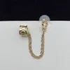 Spilla a catena in oro argento Spilla con diamanti per donna Fornitura di accessori spilla selvaggia