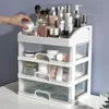 Makeup Organizers Cosmetic Storage Box Jewelry Container Make Up Case Brush Holder Table Drawer Dresser 240125