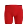 Underpants Men Long Leg Boxer Brief Ice Silk Shorts Daily Autumn Silk(nylon) Brand Spring High Quality Summer Winter