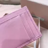 New Matelasse Nappa card holder designer mius leather wallet coin purse women fashion purse 10A